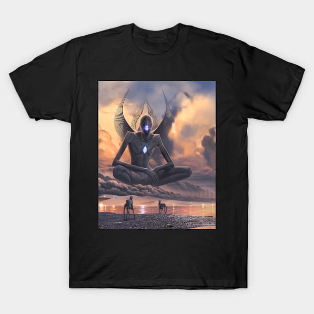 Contact T-Shirt by AlexRiesArt